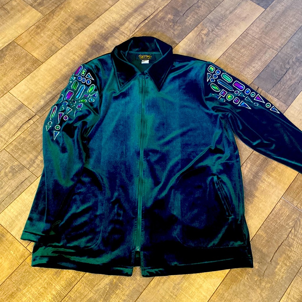 Vtg. Bob Mackie Wearable Art Jacket size L